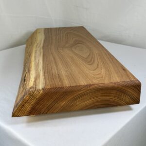 Live Edge Hickory Charcuterie Board with wood Feet