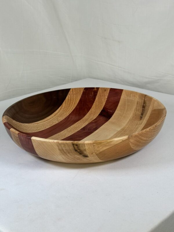 12″ Laminated Hardwood Bowl