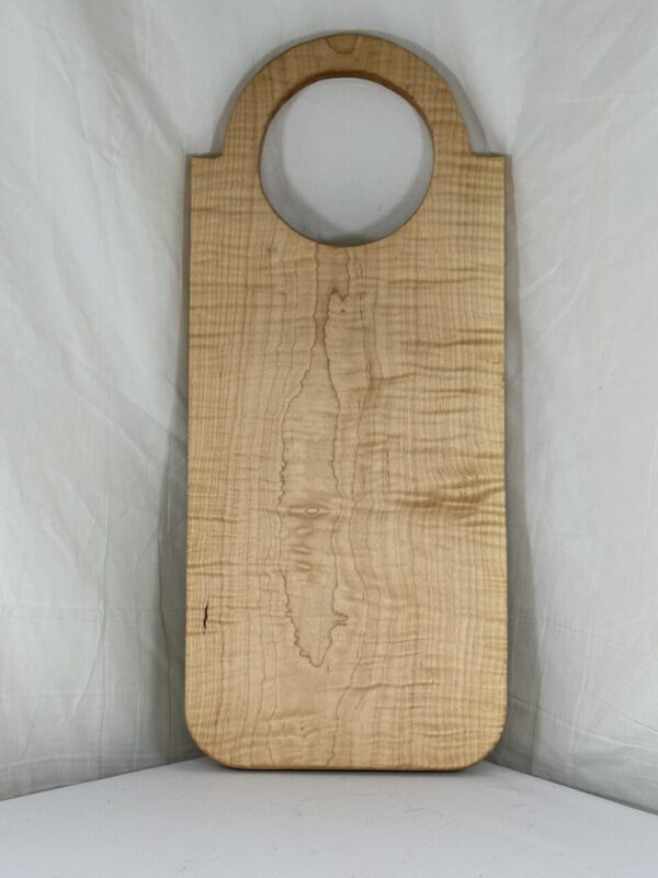 Wavy Maple Charcuterie Board with Round Handle