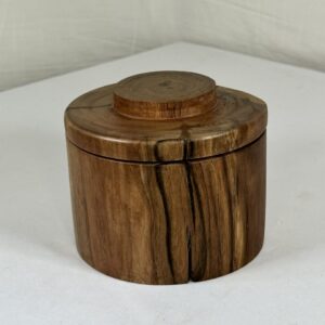 Lidded Walnut Log Box