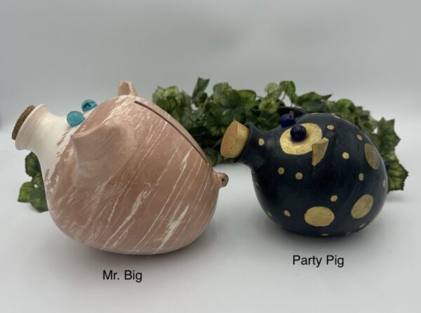 Large Piggy Bank Pottery by Emily Hiner