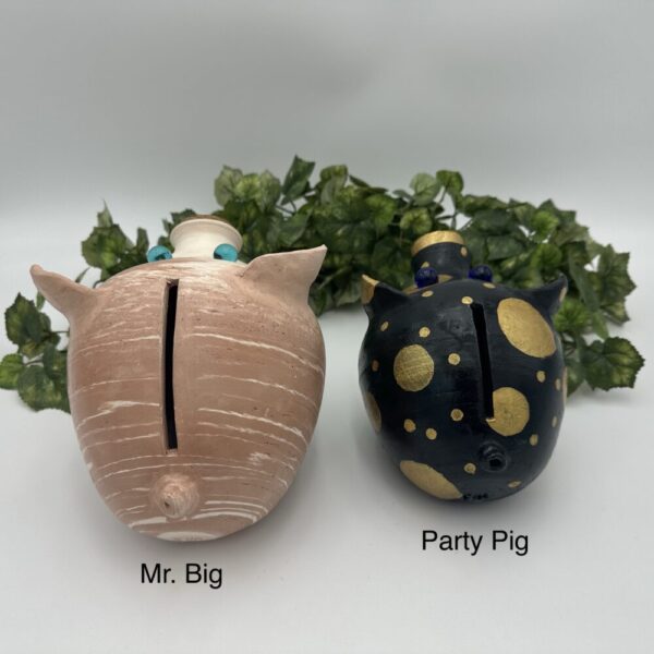 Large Piggy Bank Pottery by Emily Hiner