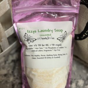 Izzys Laundry Soap- Unscented