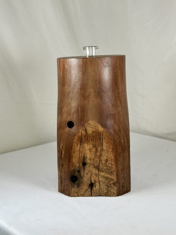 Hand Turned Walnut Barn Beam Vase