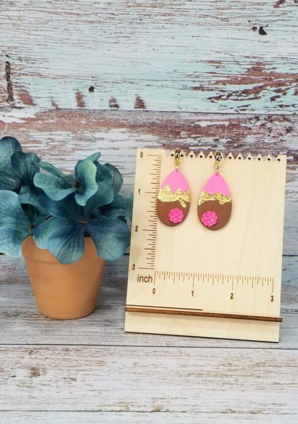 Two Tone Collection Clay Earrings