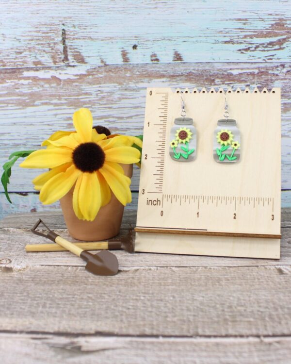 Sunflower Collection Clay Earrings