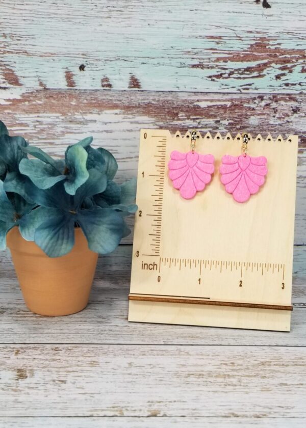 Fancy Floral Collection Clay Earrings