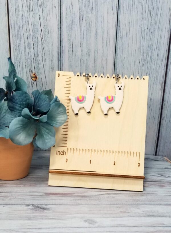 Llama Clay Earrings