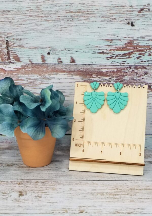 Fancy Floral Collection Clay Earrings