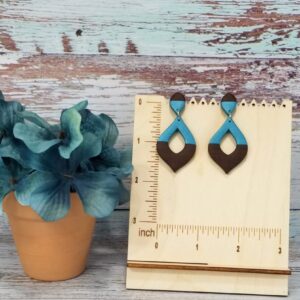 Two Tone Collection Clay Earrings
