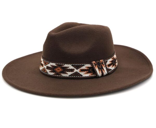 Tribal Band Panama Hat