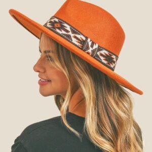 Tribal Band Panama Hat