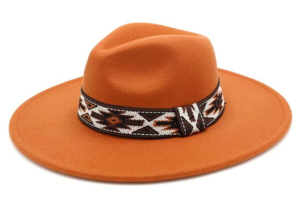 Tribal Band Panama Hat