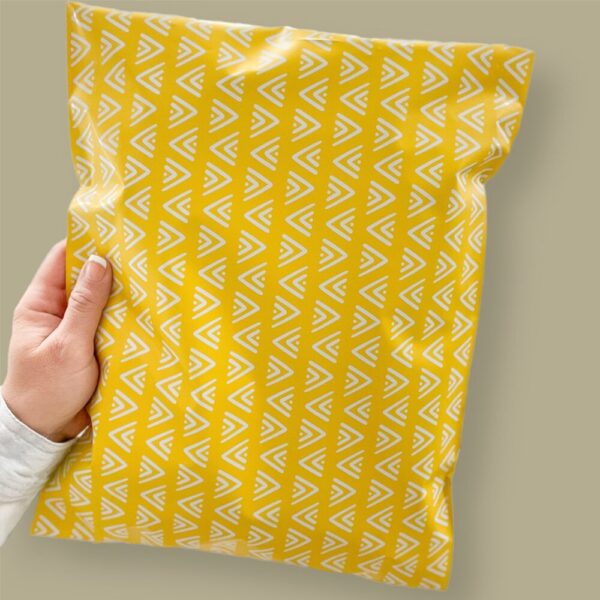 12″ x 15″ Matte Sunshine Biodegradable d2w Poly Mailers