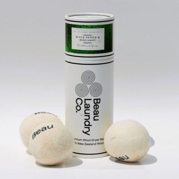 Black Pepper & Bergamot Scented & Softening Dryer Balls