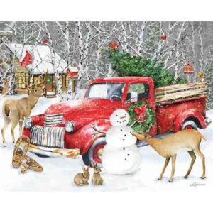 A Country Christmas 1000-Piece Puzzle by Heritage Puzzles