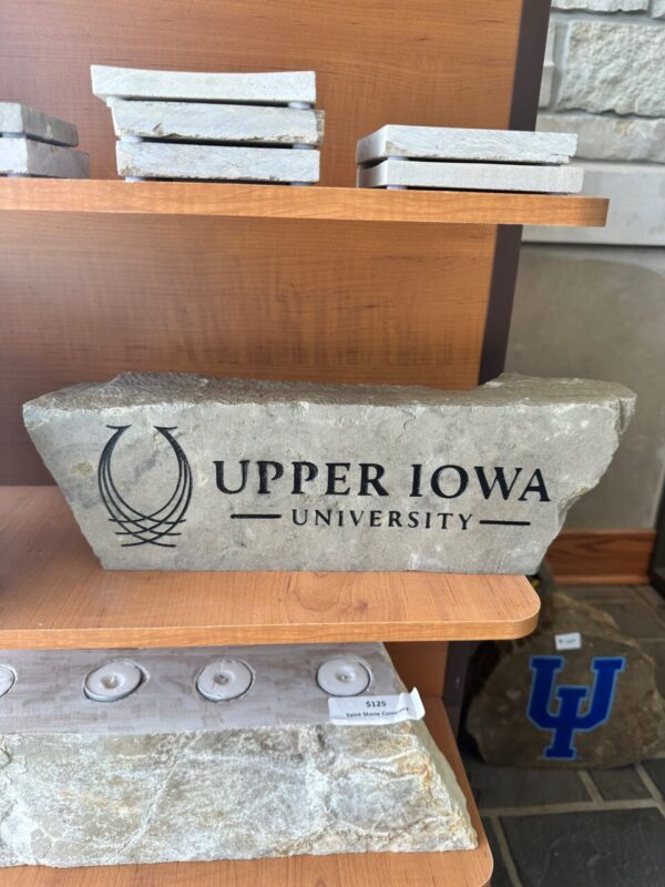 Upper Iowa University Engraved Stone