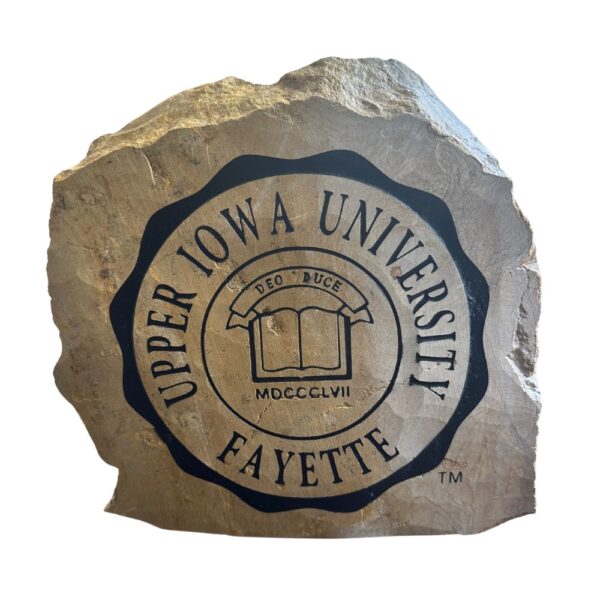 Upper Iowa University Engraved Stone