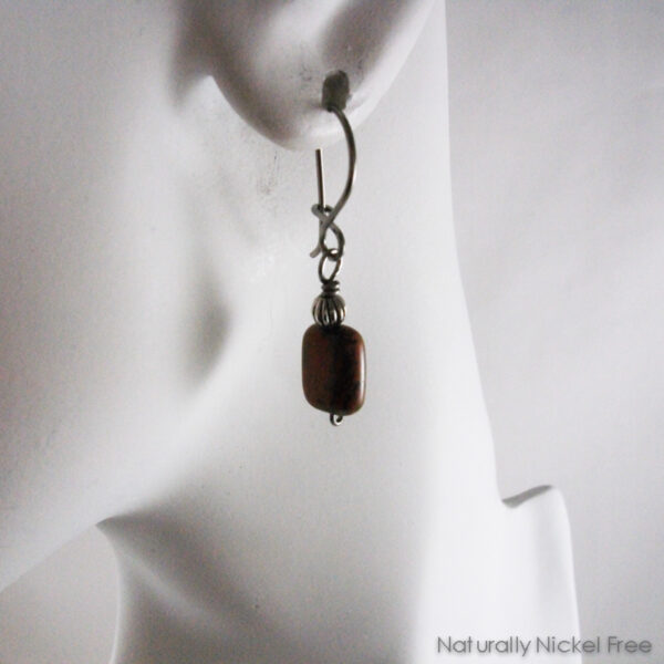 River Creek Jasper Earrings with Interchangeable Earwires