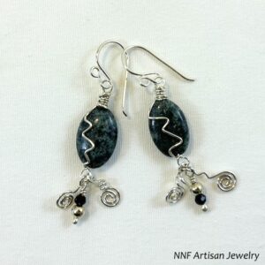 Kambala Jasper Argentium Silver Earrings