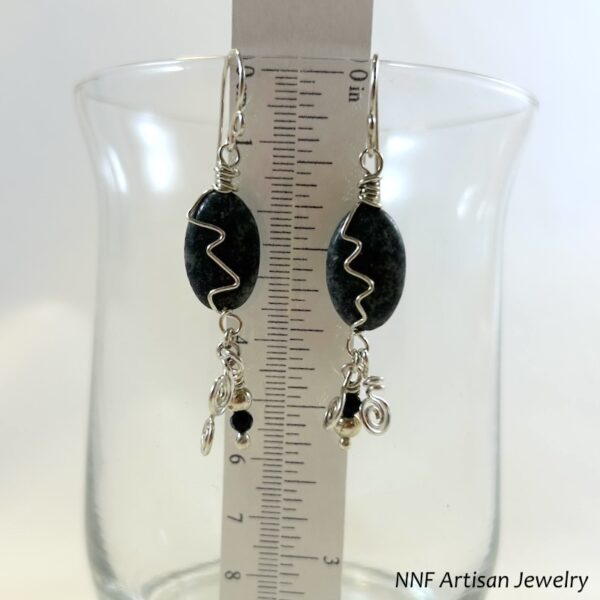 Kambala Jasper Argentium Silver Earrings