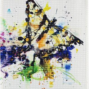 Painted Butterfly Decorative Garden Flag 2 Sided