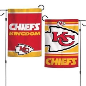 Kansas City Chiefs Garden Flag 2 Sided Slogan Chiefs Kingdom