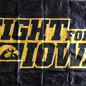 Iowa Hawkeyes Flag 3×5 Fight For Iowa 2 Sided