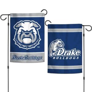 Drake Bulldogs Garden Flag 2 Sided Logo