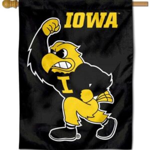 Iowa Hawkeyes Flag 2 Sided House Banner