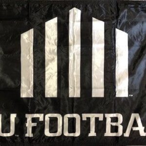 Jack Trice Logo 3×5 ISU Football 2 Sided Black