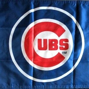 Chicago Cubs Flag 2×3 Logo 2 Sided