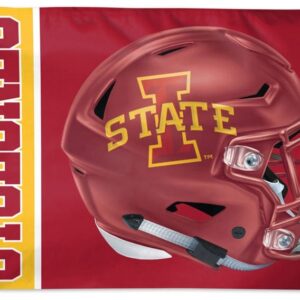 Iowa State Flag 3×5 Cyclones Helmet