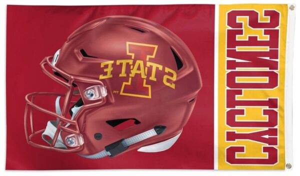 Iowa State Flag 3×5 Cyclones Helmet