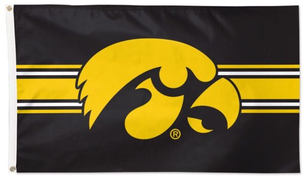 Iowa Hawkeyes Flag 3×5 Horizontal Stripe