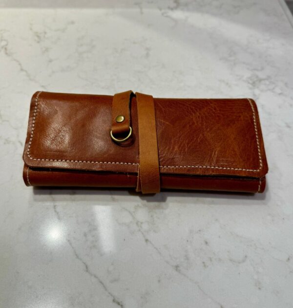 Leather Travel Jewelry Case