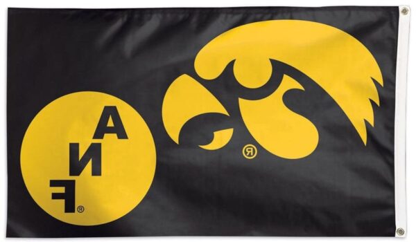 Iowa Hawkeyes Flag 3×5 ANF Logo