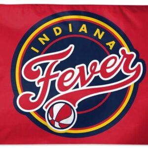 Indiana Fever Flag 3×5 Logo Red
