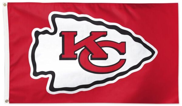 Kansas City Chiefs Flag 3×5 Red