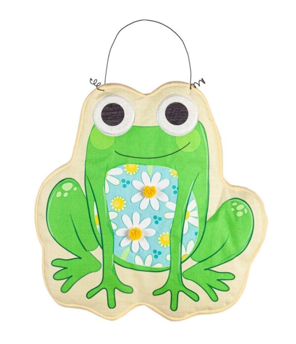 Summer Welcome Friends Frog Door Decoration Hanger