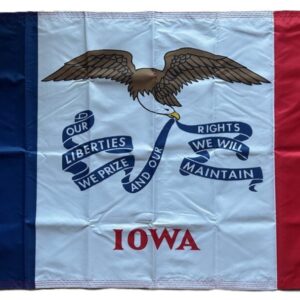 State of Iowa 3×5 Flag 2 Sided