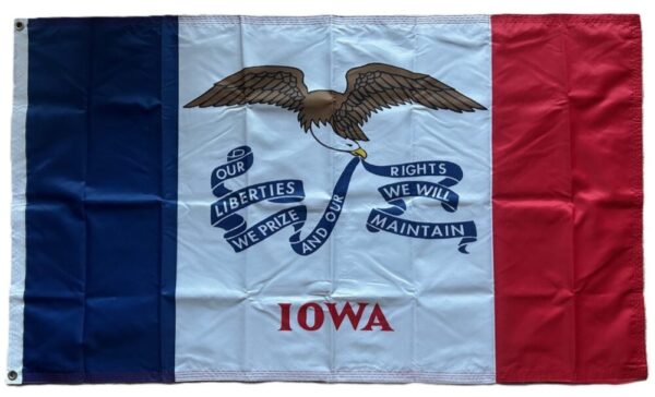 State of Iowa 3×5 Flag 2 Sided