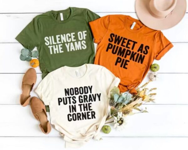 Custom Saying Funny Thanksgiving Group Tees