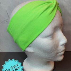 Neon Green Twist Headband
