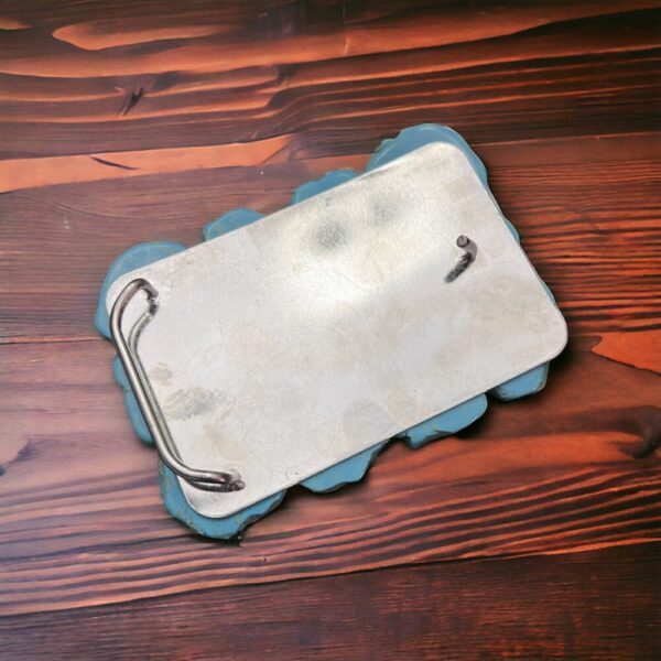 Large Turquoise Slab Belt Buckle