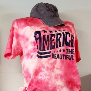 America The Beautiful Bella+Canvas Tye Dye Graphic Tee