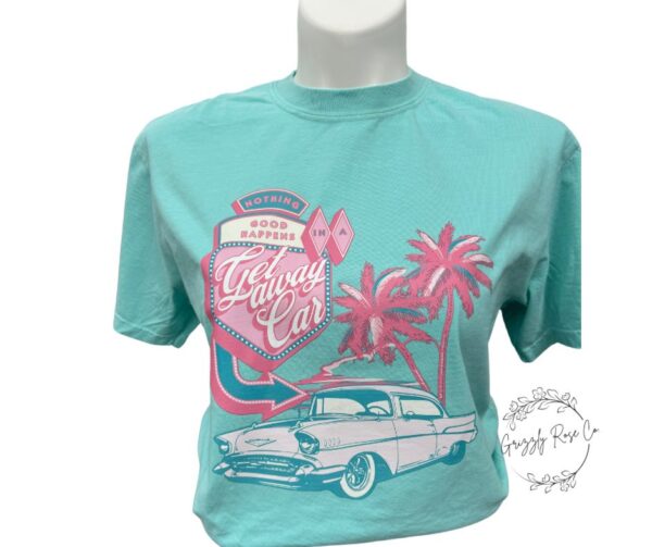 Get Away Car Comfort Colors Graphic Tee