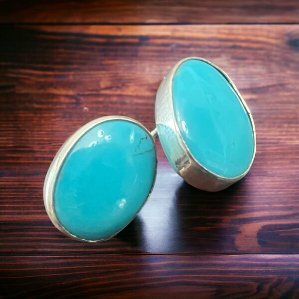 Marco Begaye Turquoise & Sterling Silver Earrings