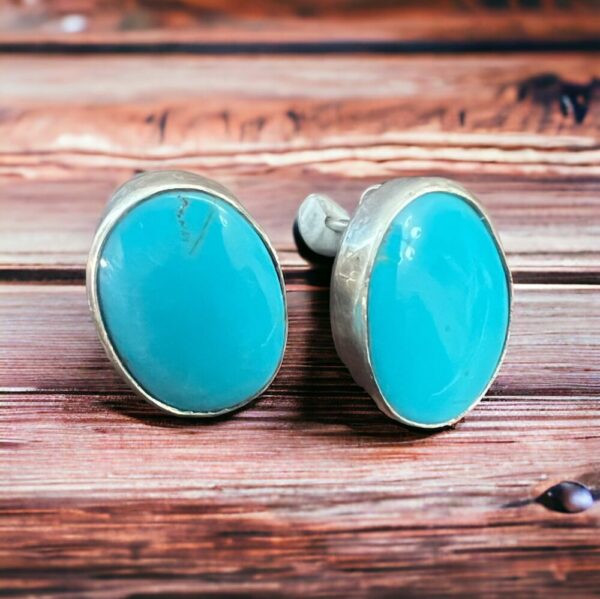 Marco Begaye Turquoise & Sterling Silver Earrings