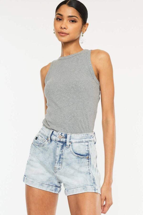 Kan Can High Rise Denim Shorts